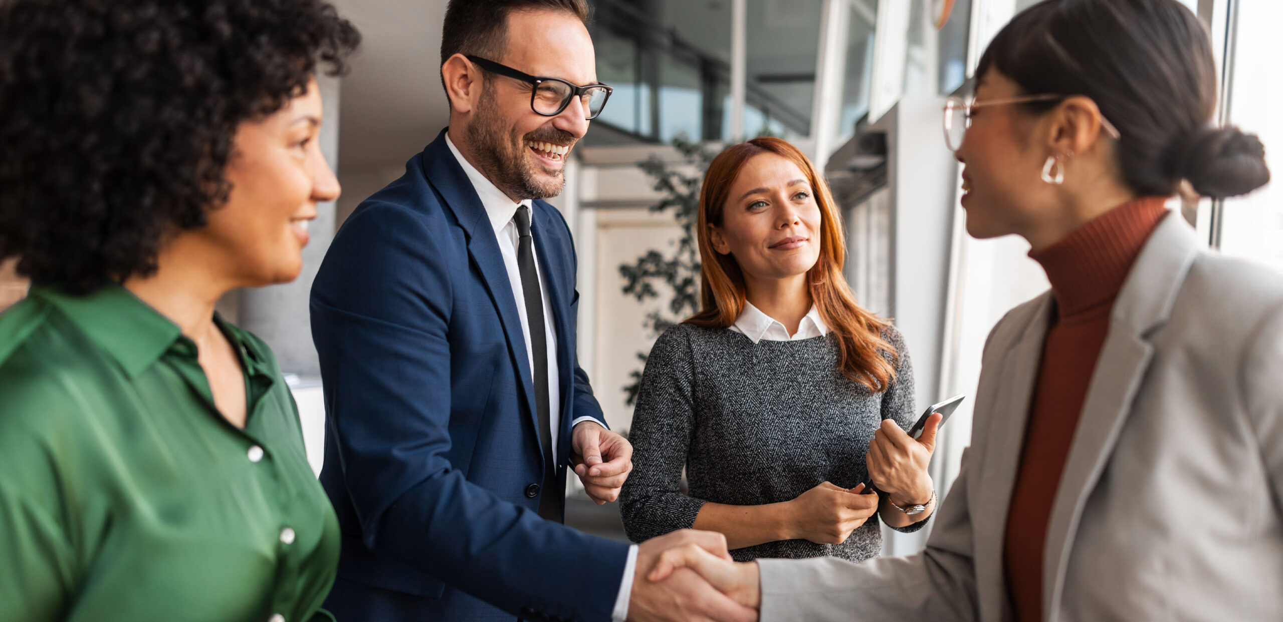 Detecon consultants planning a digital transformation roadmap with a client team