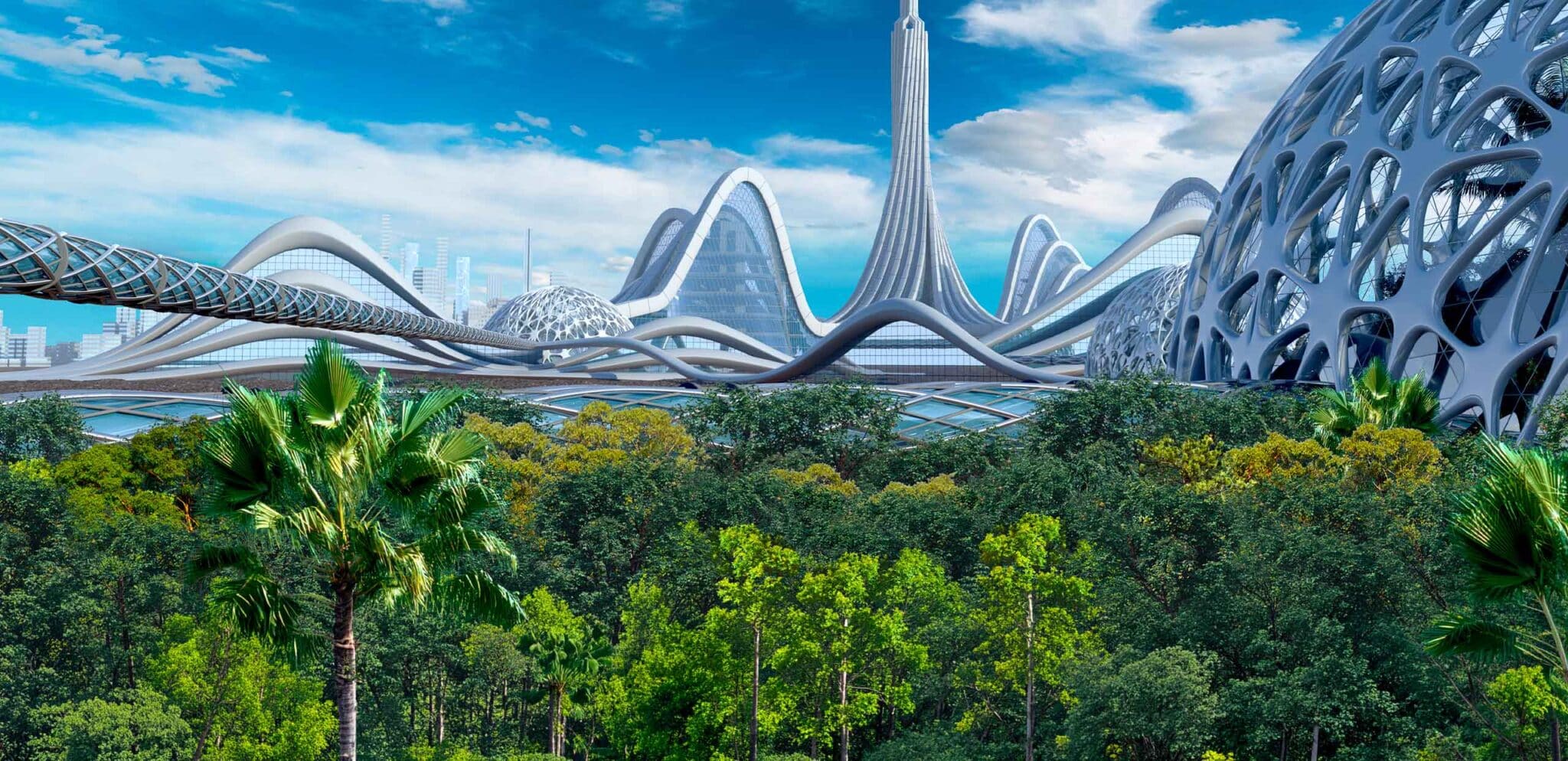 Futuristische Stadt